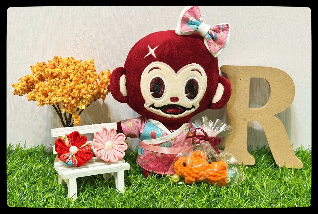 日系花火祭和服/娃娃衣/手工订制 - 玩偶/公仔 - 棉 