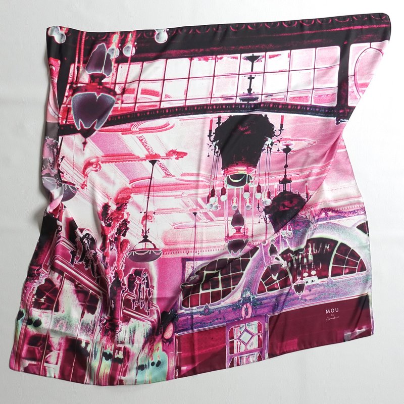 丝巾 缎面 - 丝巾 - 聚酯纤维 