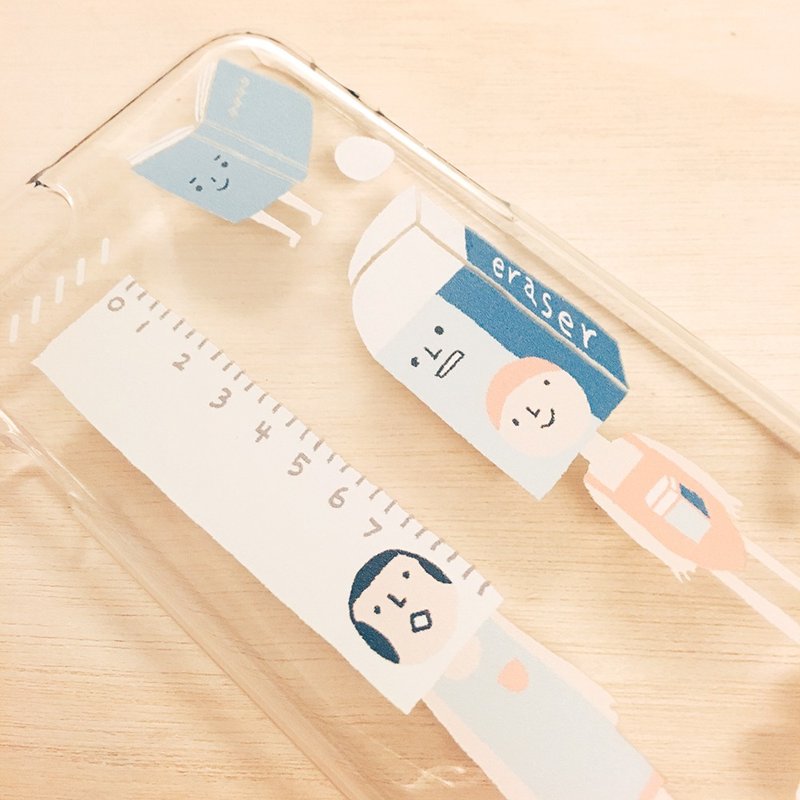 文具们 / 手机壳 / iPhone5/5s/se/6/6s/6plus/7/7plus - 手机壳/手机套 - 塑料 透明