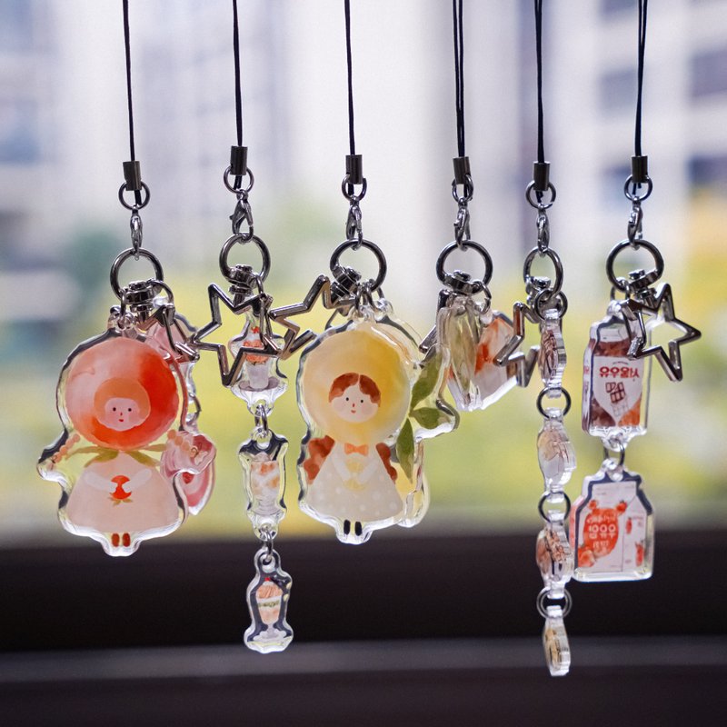 原创设计 亚克力滴胶挂件 - 便条纸/标签贴 - 塑料 