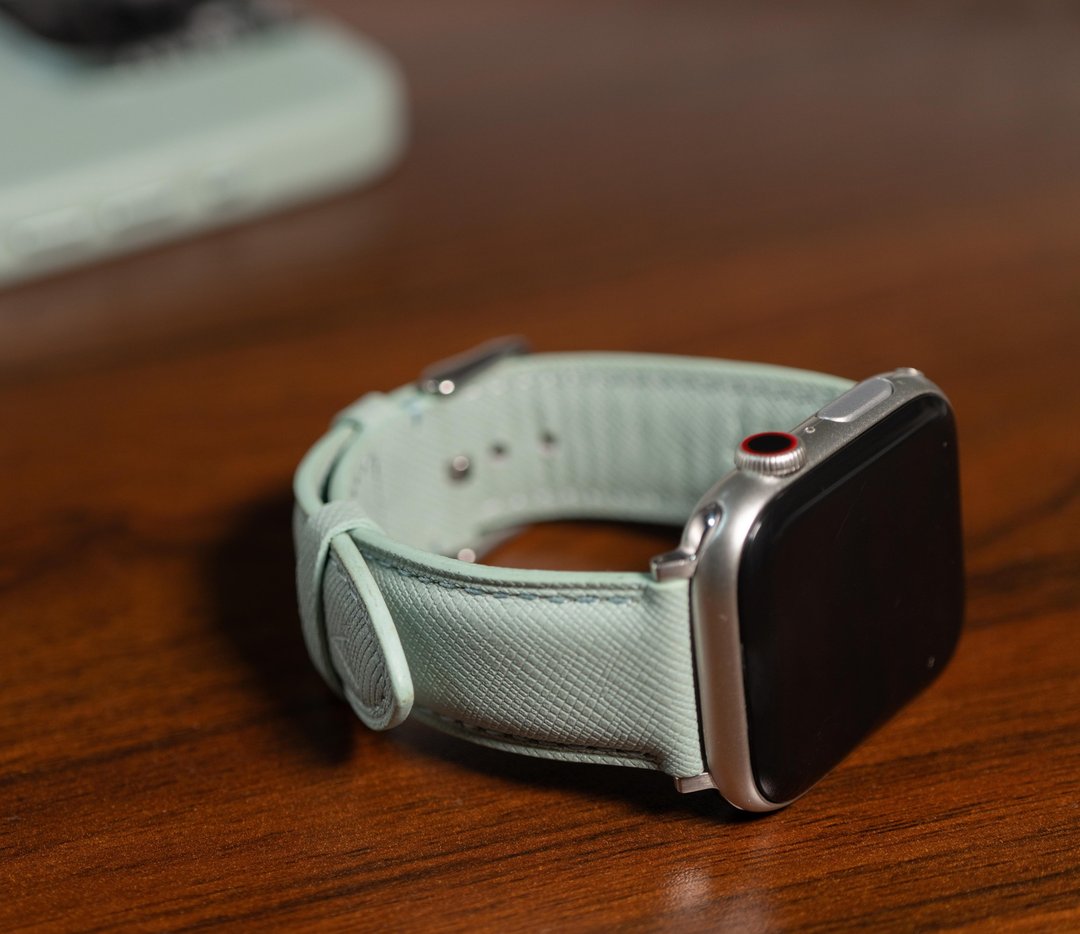 ARMOR Apple Watch 全真皮表带_天星绿 - 表带 - 真皮 