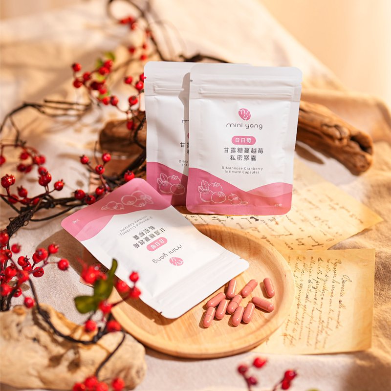 【MINI YANG】每日莓甘露糖蔓越莓私密胶囊 20粒 / 袋装 - 健康/养生 - 其他材质 