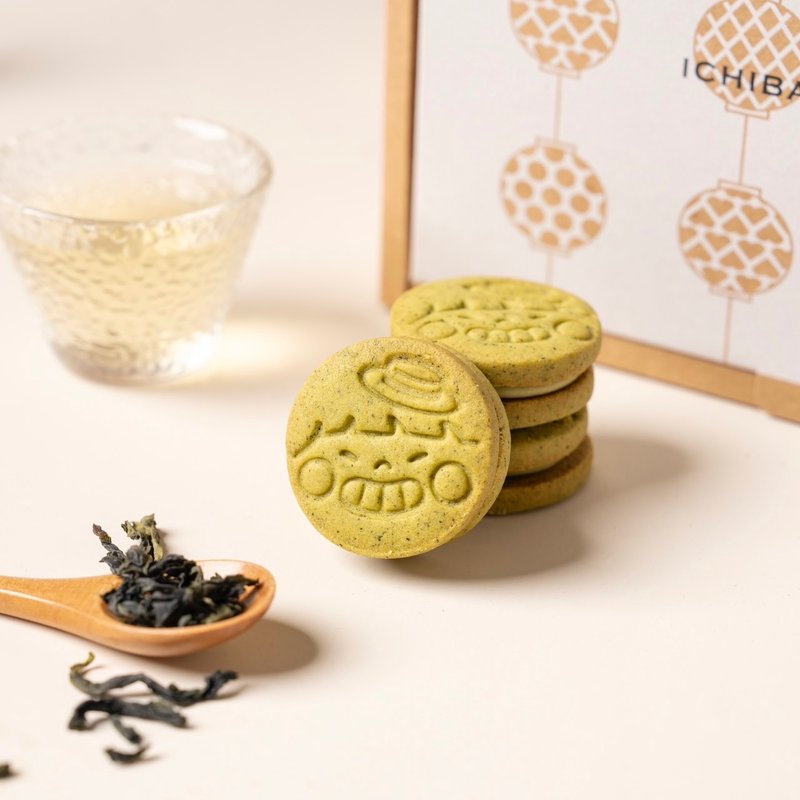 夏日清爽茶礼组  新北茶点潜力奖 清香乌龙搭配沁凉茶点 - 零食/点心 - 其他材质 卡其色