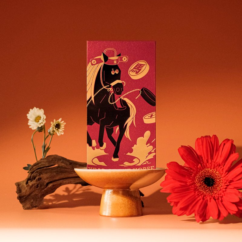 【24H 快速出货】2026 马年红包 - 马跃奔财 - 红包/春联 - 纸 红色