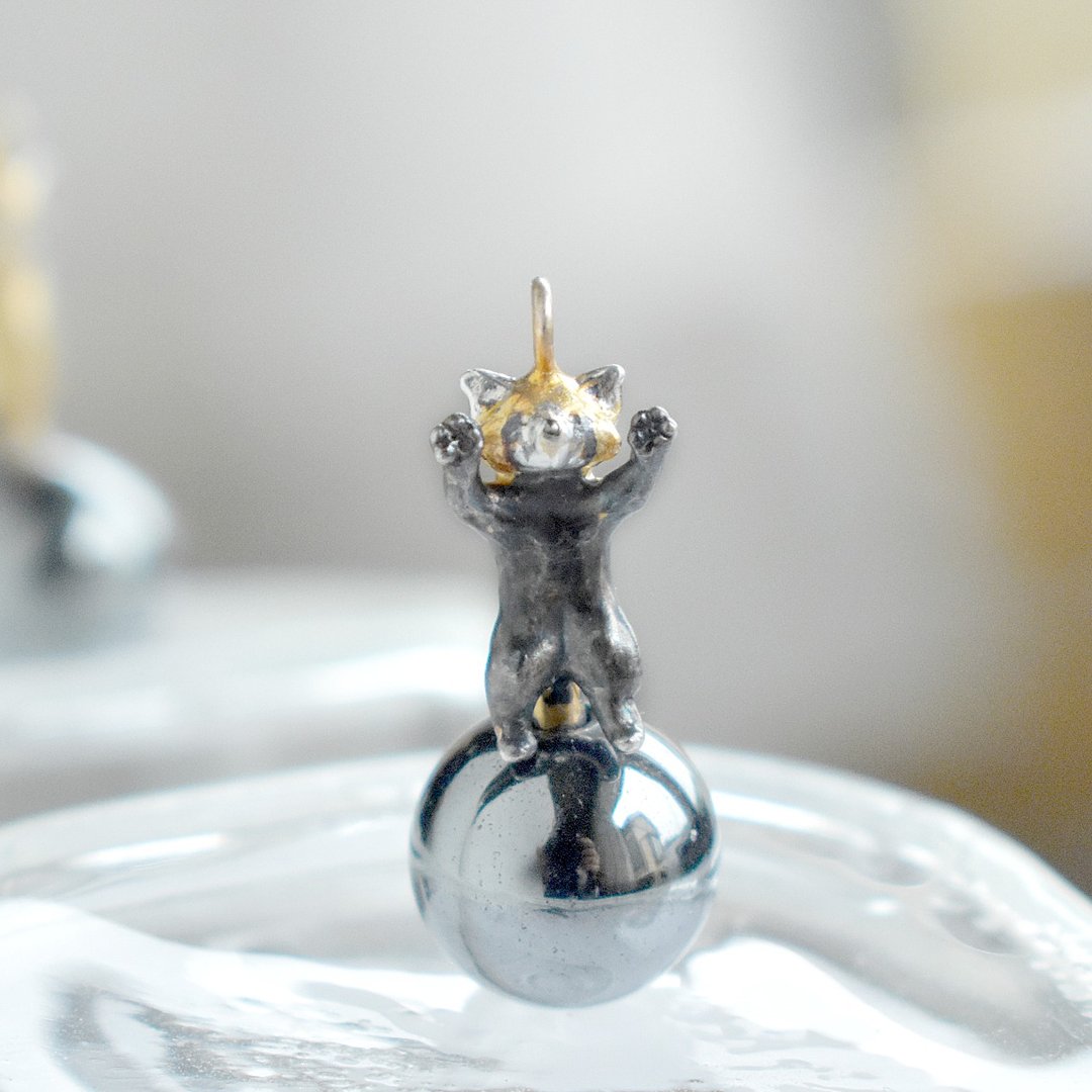 [Necklace] Menacing Red Panda Silver925 - 项链 - 纯银 多色