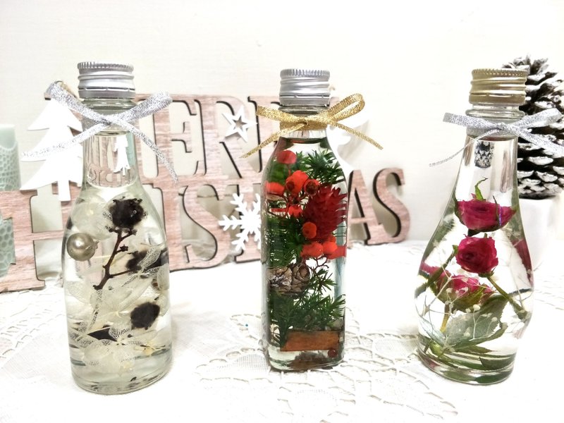  l 迷你瓶水跃花 l *心意*祝福*疗愈*ハーバリウム*Herbarium*装饰*不凋花*恒星花*永生花*交换礼物 - 植栽/盆栽 - 植物．花 