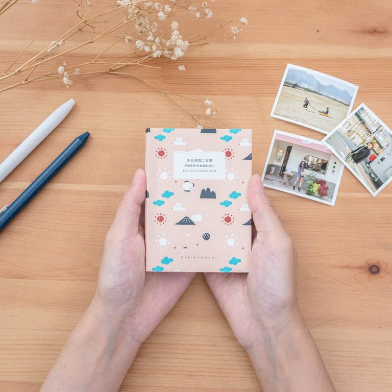 定制 精装手作相本mini【日落鸟语】迷你相片书/周年/生日礼物 - 相簿/相册 - 纸 