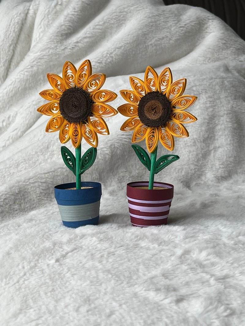 向日葵香氛摆饰/ 散发个人香氛/ 环保可重复使用/送礼自用两相宜 - 香薰/精油/线香 - 纸 