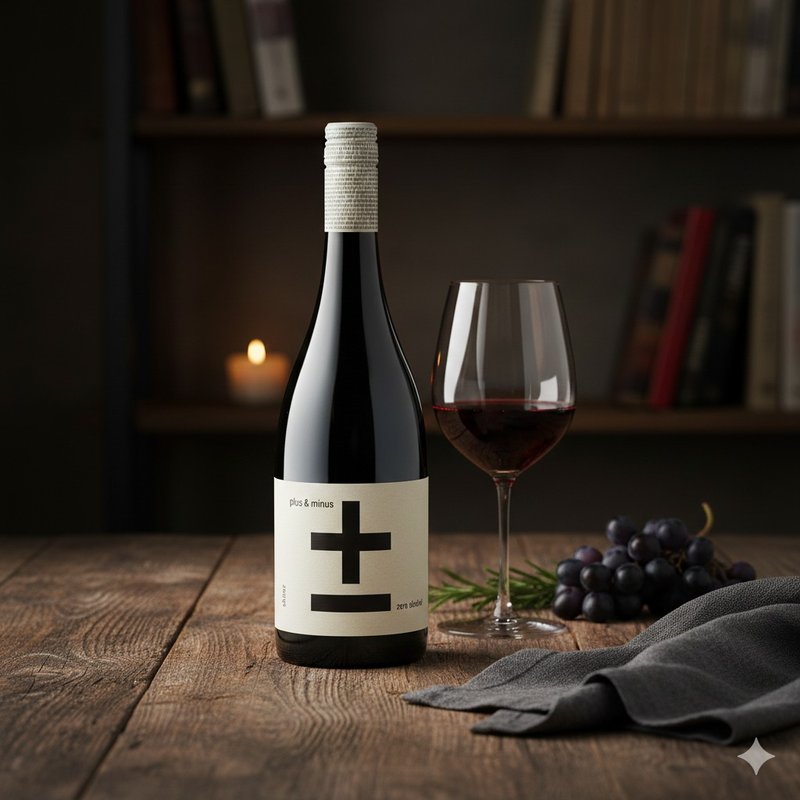 Plus & Minus 加减喝 希哈 无酒精红酒风味饮 VEGAN 750ML - 果汁/蔬果汁 - 其他材质 红色