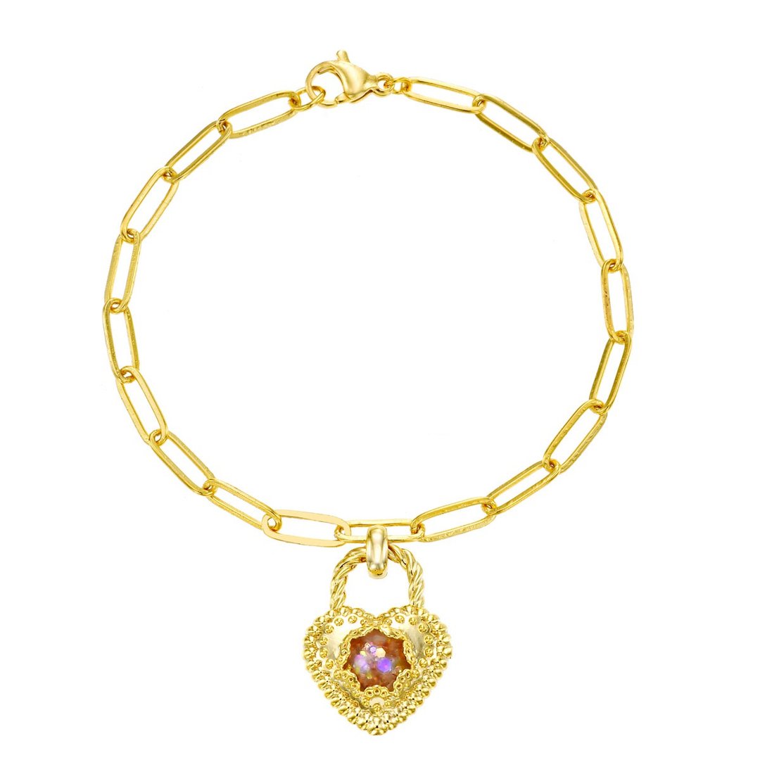 Love Lock Snowball Bracelet - 手链/手环 - 玻璃 
