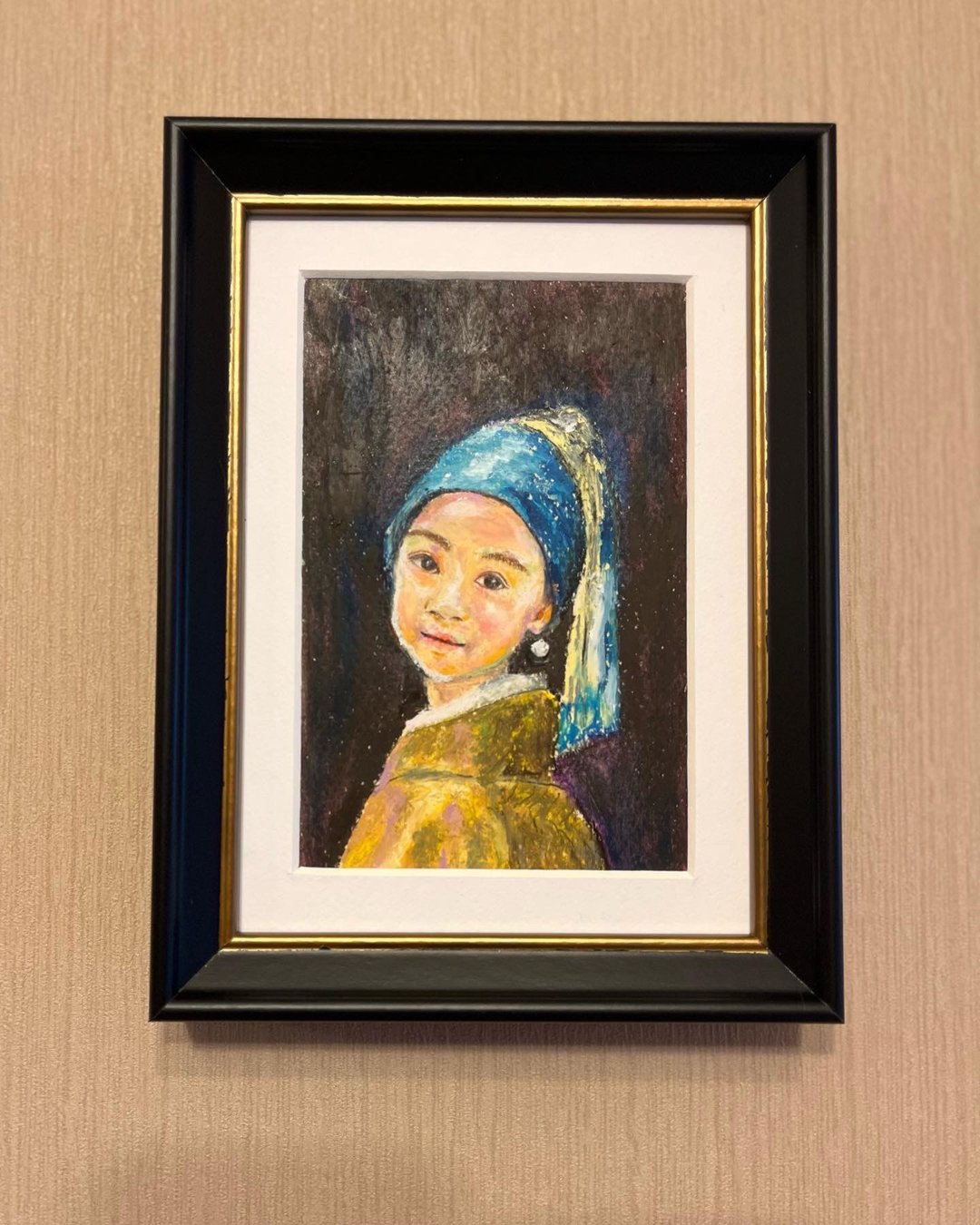 一人名画似颜绘4R连复古相框 - 订制画像 - 纸 多色