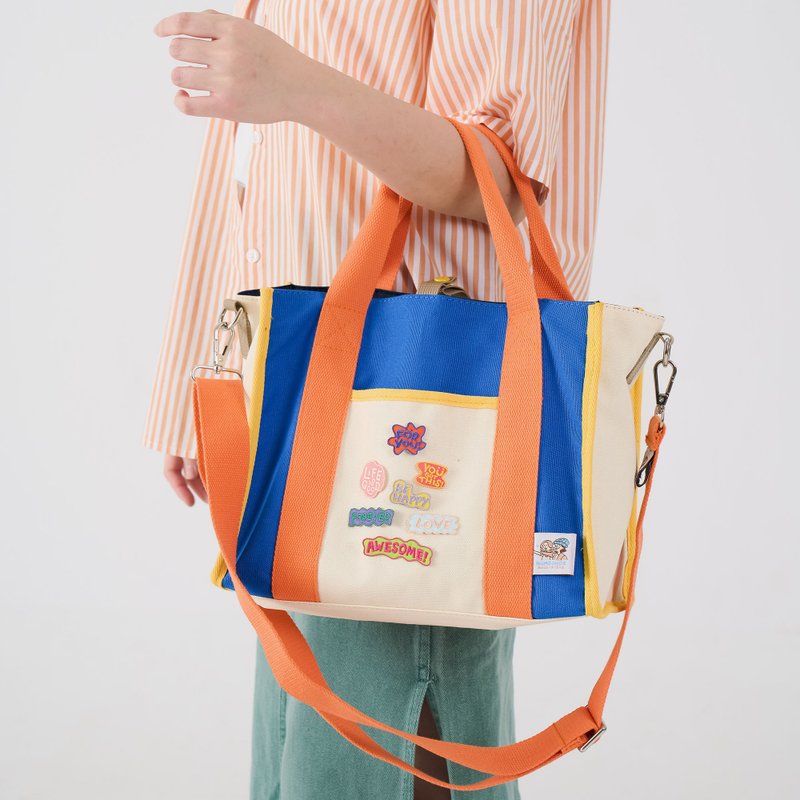 TOTE BOX / NEON - 手提包/手提袋 - 其他材质 黄色