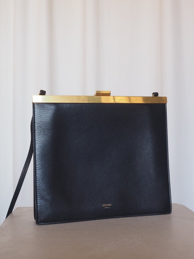 CELINE by Phoebe Philo Phoebe 复古扣单肩包 皮革 复古 - 侧背包/斜挎包 - 真皮 