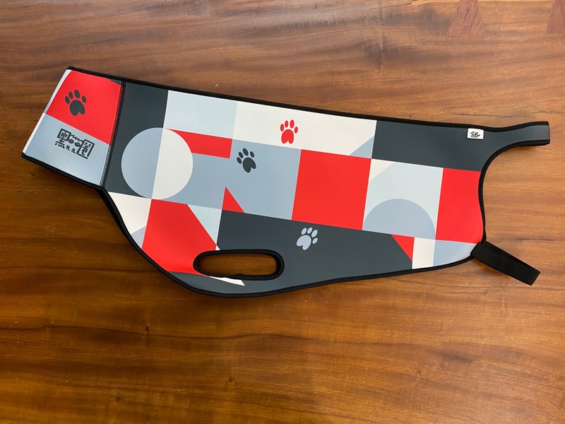 几何图+猫脚印(饶舌红) gogoro系列车套 防刮车套 - 其他 - 聚酯纤维 