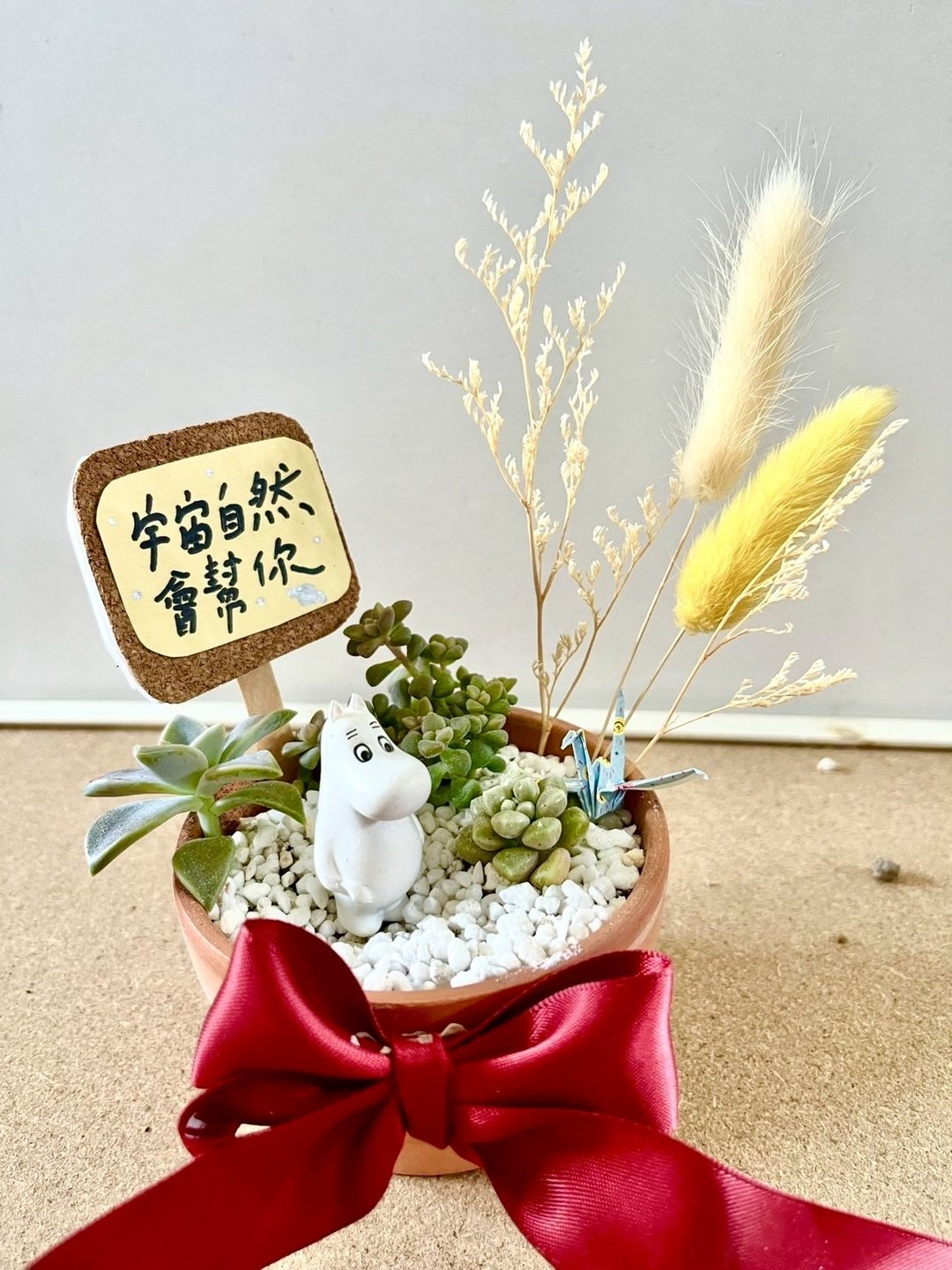 多肉组盆 多肉植物 日式枯山水 微景观系列 Moomin 姆明 噜噜米 - 植栽/盆栽 - 植物．花 绿色