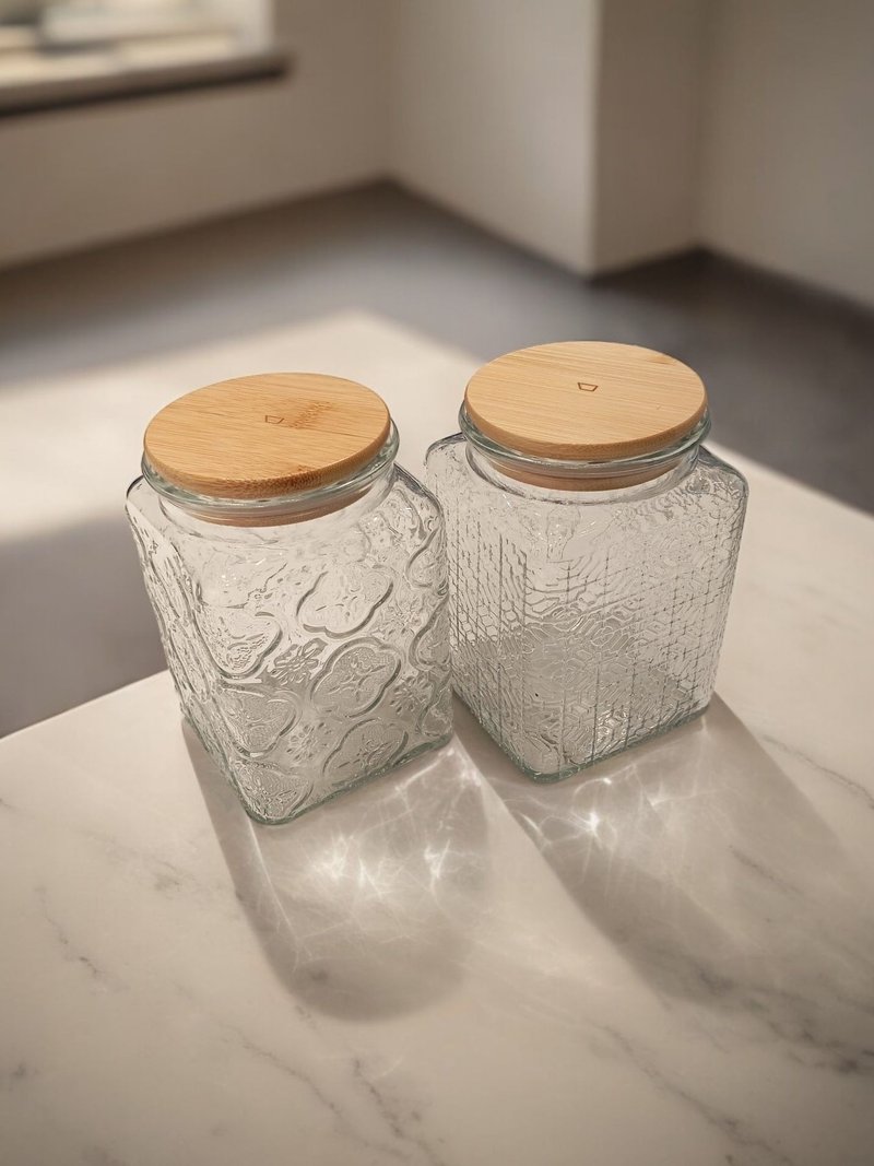 复古竹盖玻璃瓶 - 其他 - 玻璃 透明