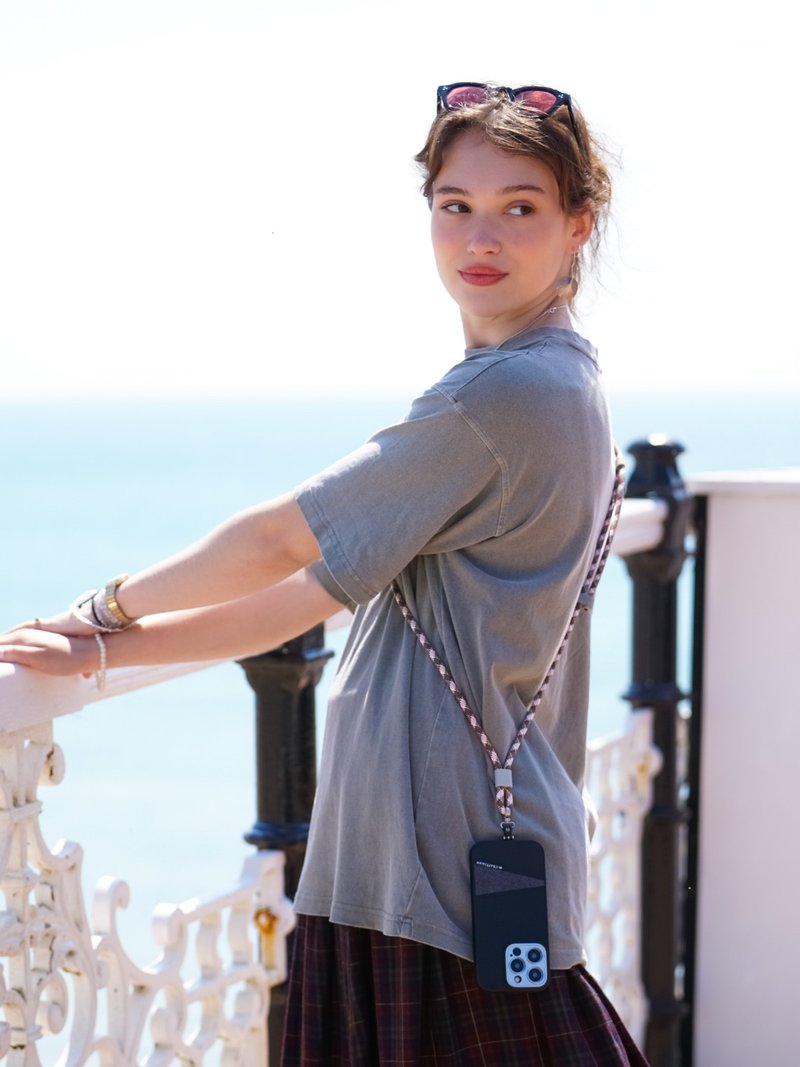 Yoggle Click手机背带【坚固耐用锁扣】超美-啡红色The McCartney - 挂绳/吊绳 - 其他材质 红色