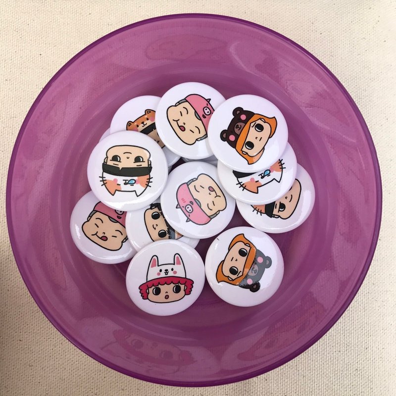 徽章 / 眉上幼幼班 - 徽章/别针 - 其他金属 