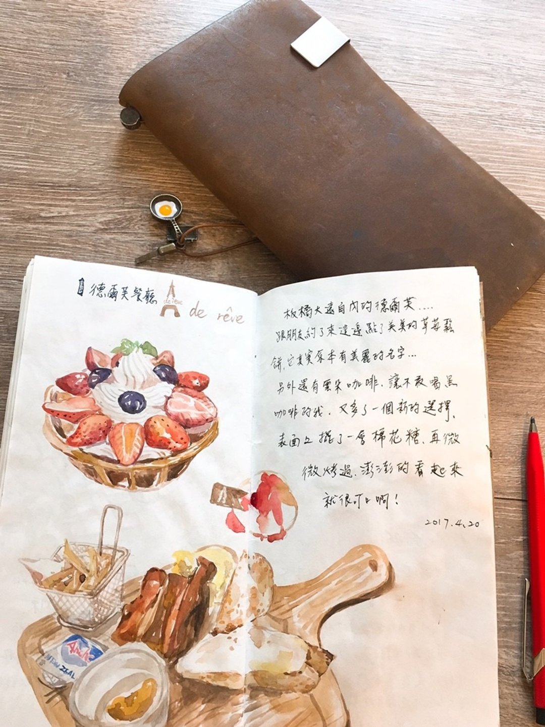 【双人同行优惠】手帐迷必备技法。画起来好好吃/水彩早午餐+手帐 - 插画/绘画/写字 - 纸 