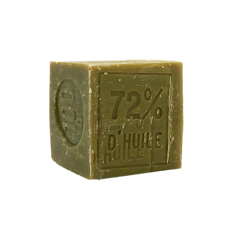 【多入优惠】法国席哈尔正统手作马赛皂72%橄榄油100g - 肥皂/手工皂 - 其他材质 绿色