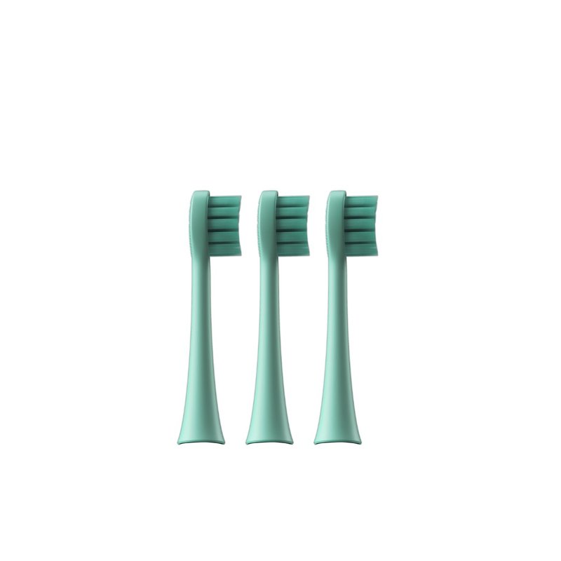 ZenyumSonic 特级柔软刷头3件装 (粉绿色) #电动牙刷 - 牙刷/口腔清洁 - 其他材质 绿色