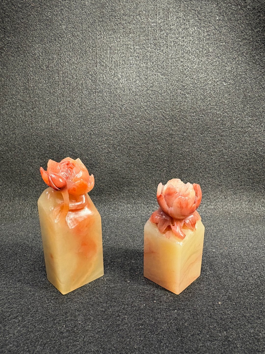 【映日荷花别样红】书画用印 扁章 方章 - 印章/印台 - 石头 