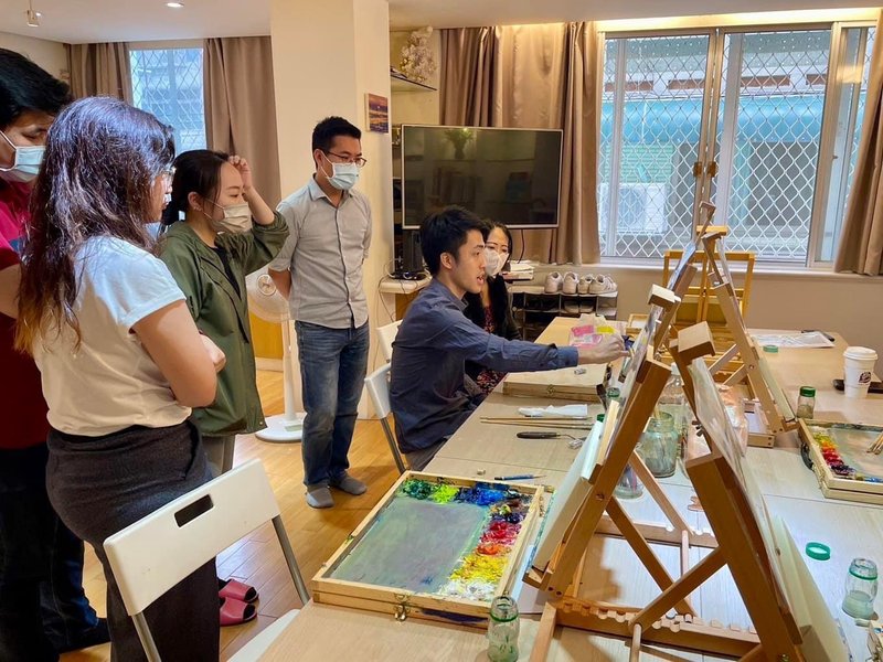 台北日夕艺术油画长期学习_每期8堂-初学可 - 插画/绘画/写字 - 颜料 