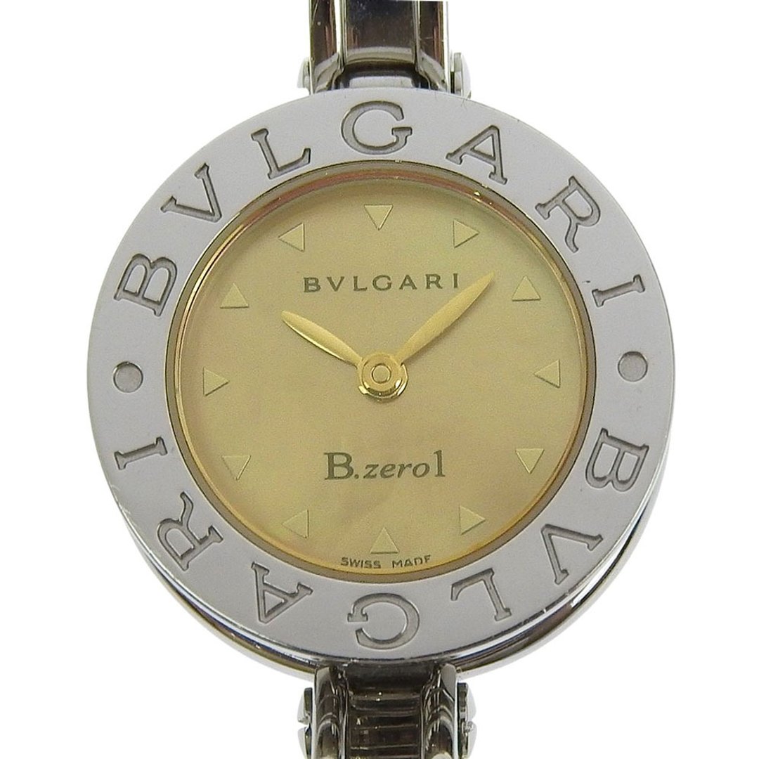 【日本直送】宝格丽 BVLGARI Bzero1 手表 经典 B.zero1 BZ22S 不锈钢 石英 指针式显示 棕色贝壳纹表盘 女仕款【二手】 - 女表 - 不锈钢 金色