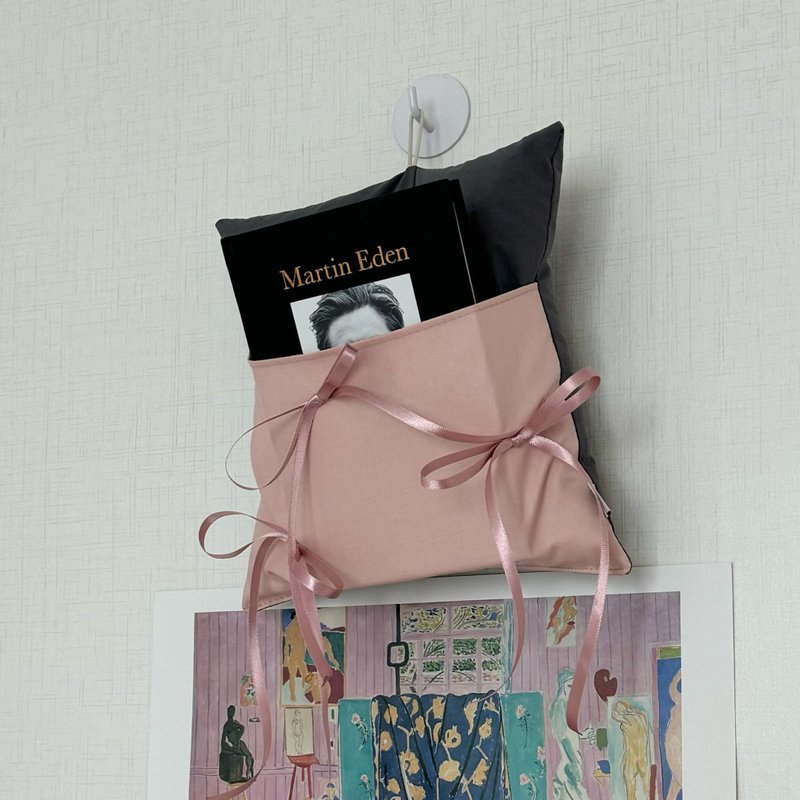 布艺记事夹 - 缎带 / 居家收纳挂勾 - 其他 - 其他材质 粉红色