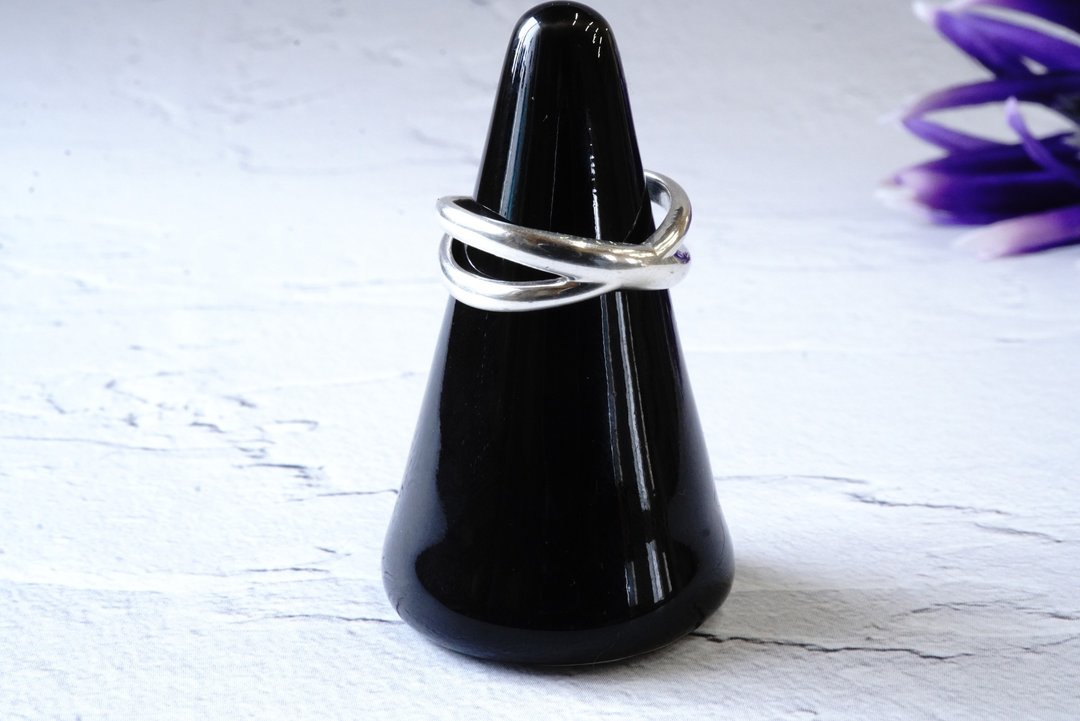 SV925 cross ring 012 - 戒指 - 其他金属 银色