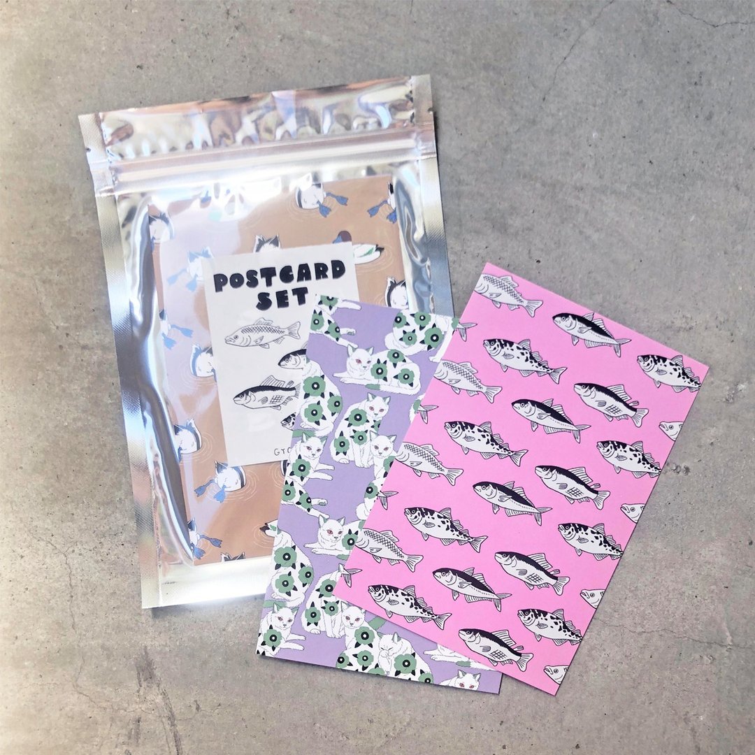 Postcard set B - 卡片/明信片 - 纸 