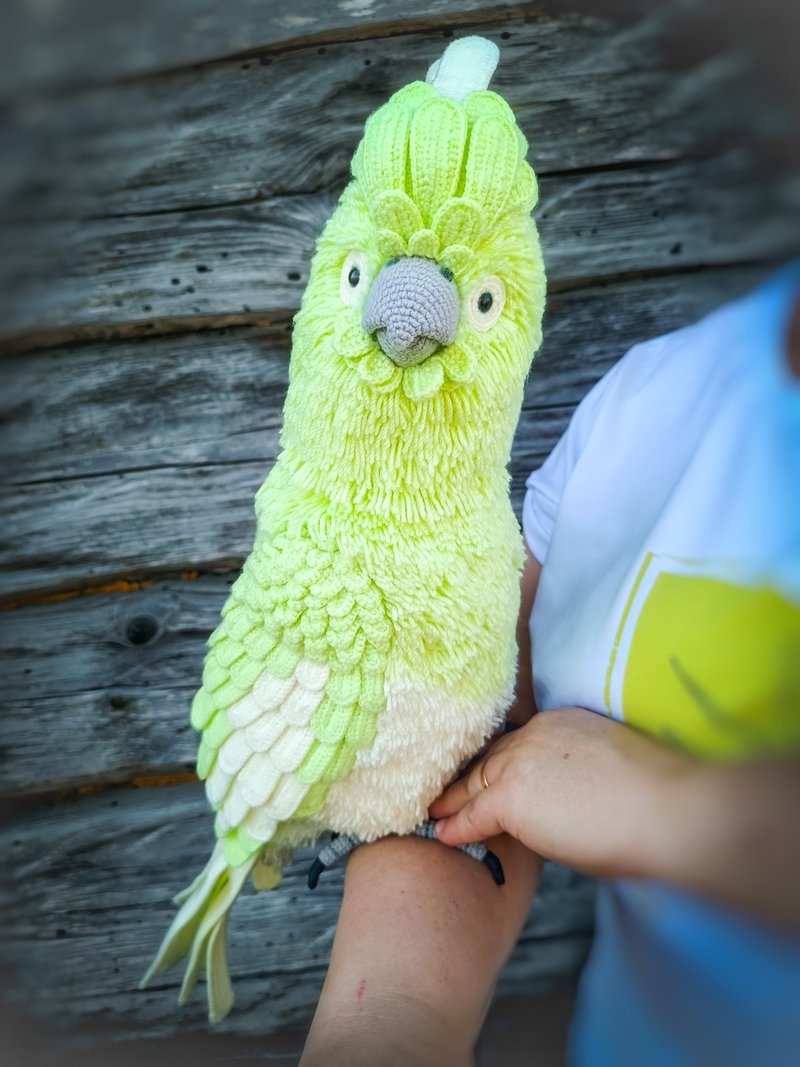 钩针图案pdf在英语鹦鹉amigurumi凤头鹦鹉异国情调的现实鸟 - 手工艺教程/工具书 - 其他材质 