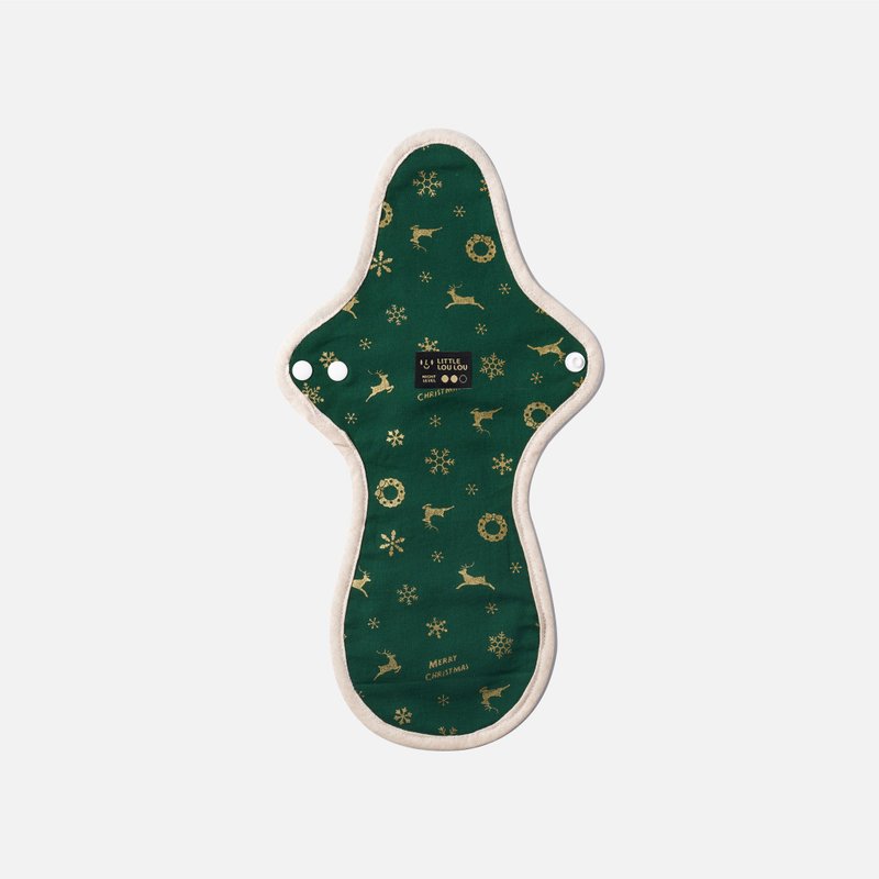 Santa loulou normal night reusable pad - 生理用品 - 棉．麻 绿色