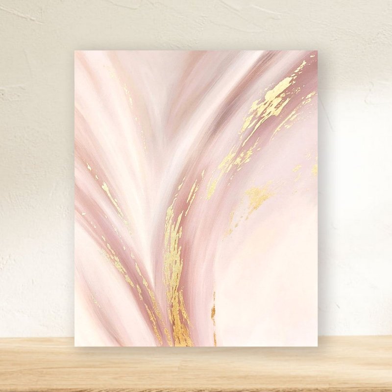 孵画室│台中画室│零基础绘画│ 抽象画│主题课程-抽象金箔画 - 插画/绘画/写字 - 棉．麻 