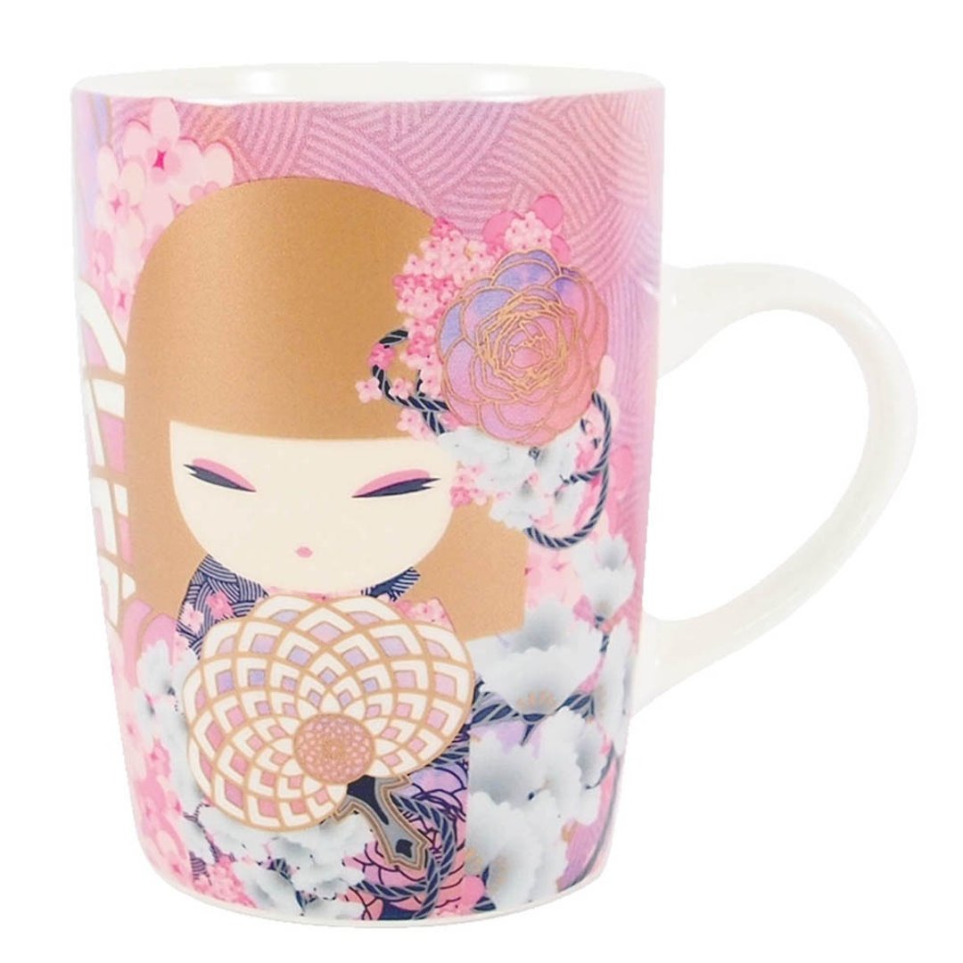 马克杯-Airi 可爱珍贵【Kimmidoll 杯类-马克杯】 - 咖啡杯/马克杯 - 陶 粉红色