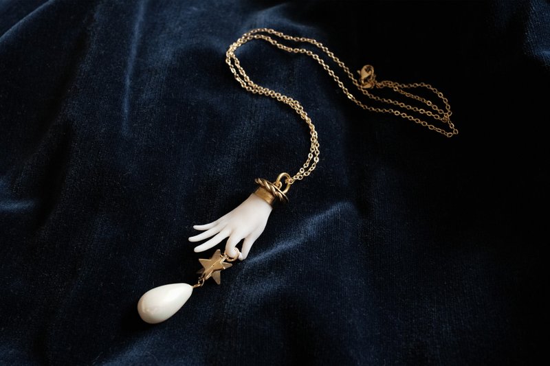 万事OK星星贝珠-项链 - 项链 - 铜/黄铜 金色