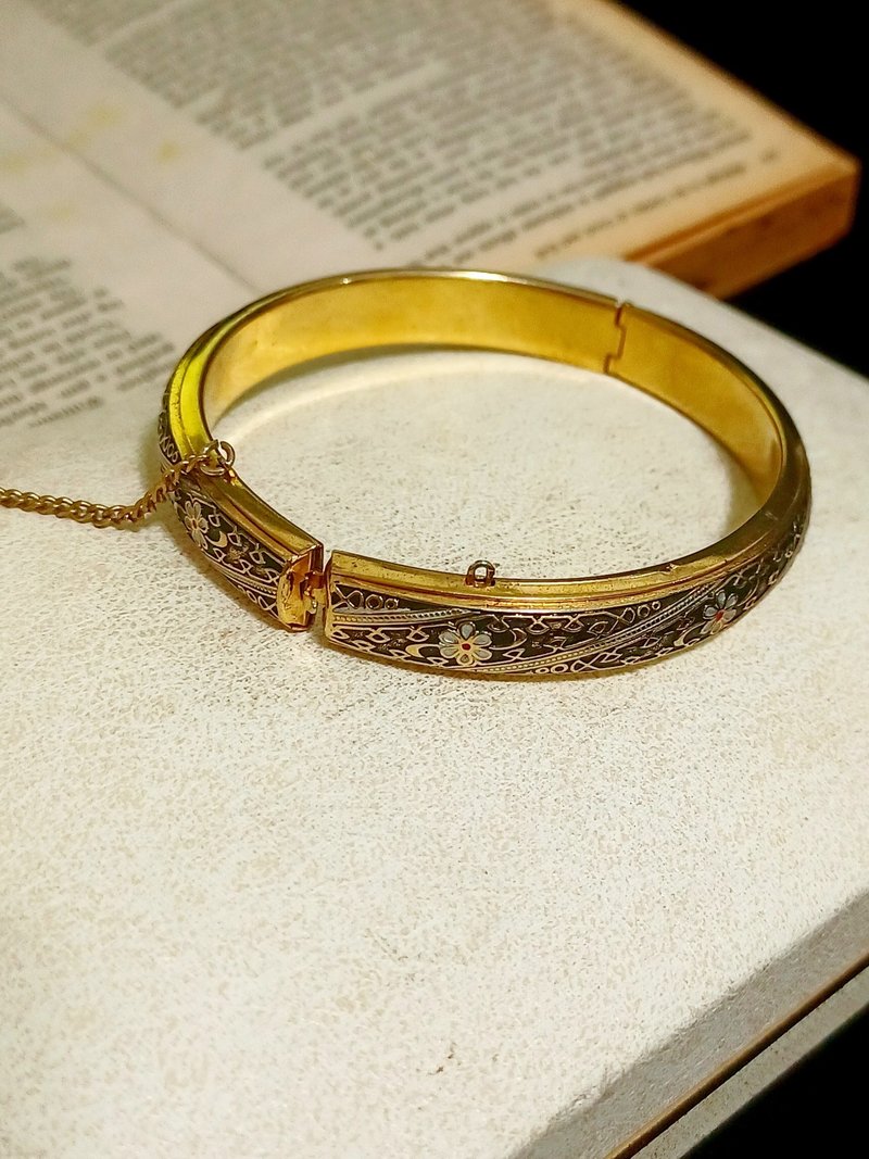 vintage jewelry 西班牙古董 大马士革镶嵌工艺 手环 - 手链/手环 - 其他金属 