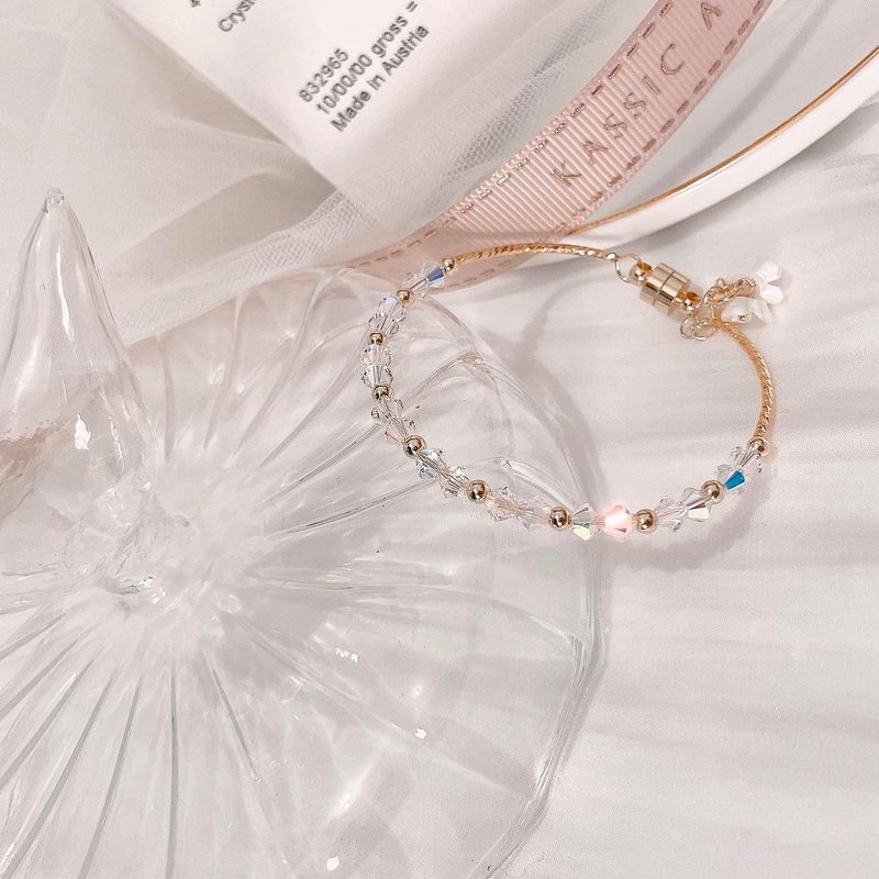 Swarovski 水晶手链 - 手链/手环 - 水晶 白色