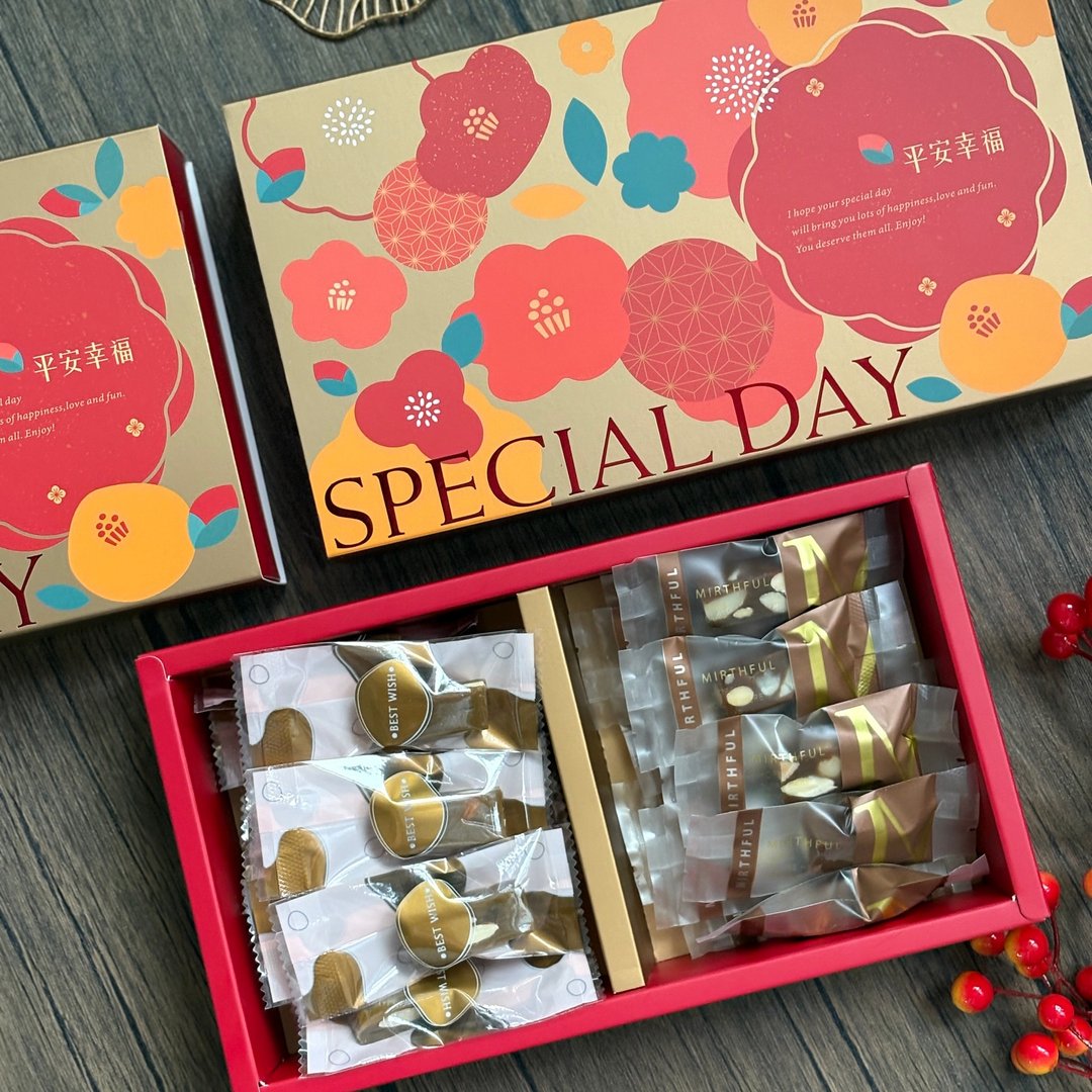 礼盒花色不同 最好吃的牛奶糖【双拼糖果礼盒】新年礼盒 伴手礼 - 零食/点心 - 新鲜食材 