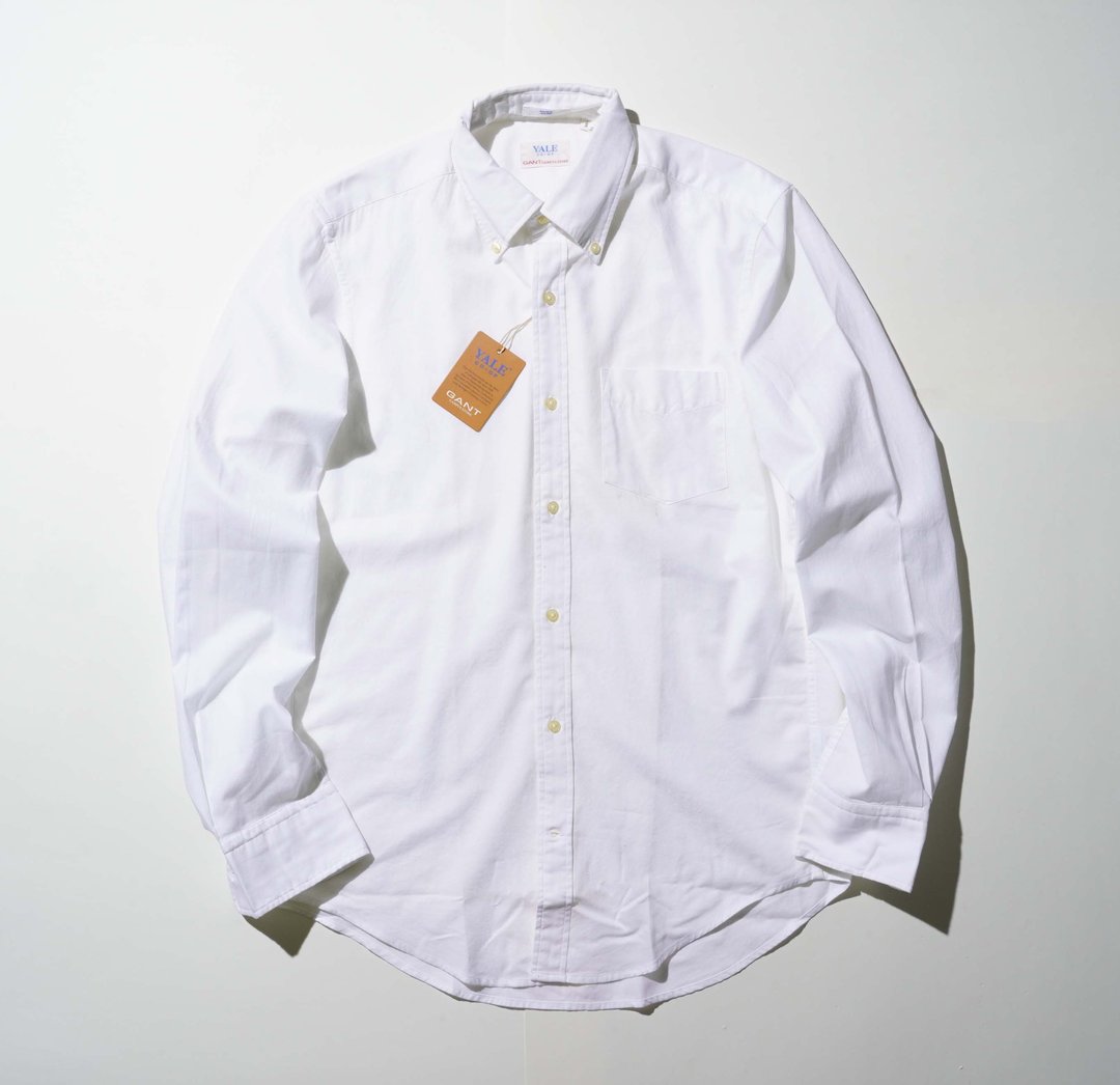 Gant for Yale University - Oxford Button Down Shirt (White) - 男装衬衫 - 其他材质 多色