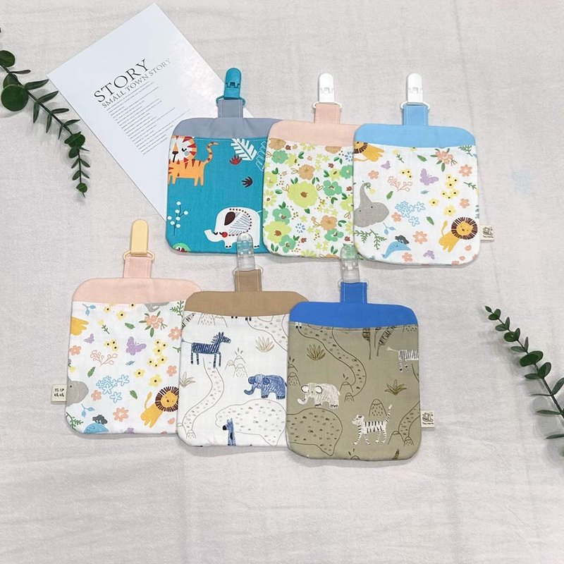 Toy mama文创 现货拼布手帕 内含四层纱瞬间吸水幼稚园擦手口水巾 - 围嘴/口水巾 - 其他材质 多色