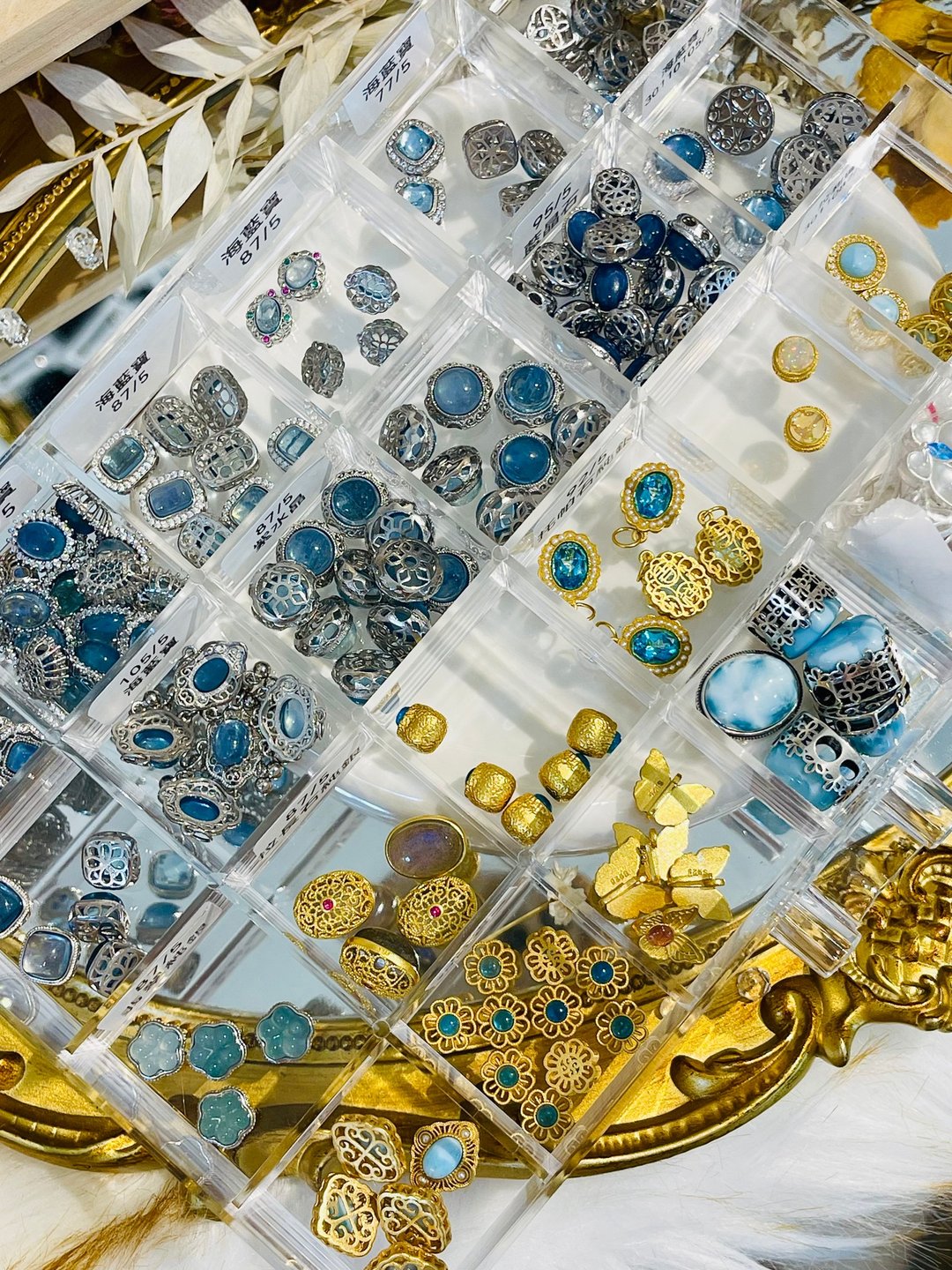 已预订材料散珠金太阳水晶散珠补差额区 - 手链/手环 - 水晶 多色