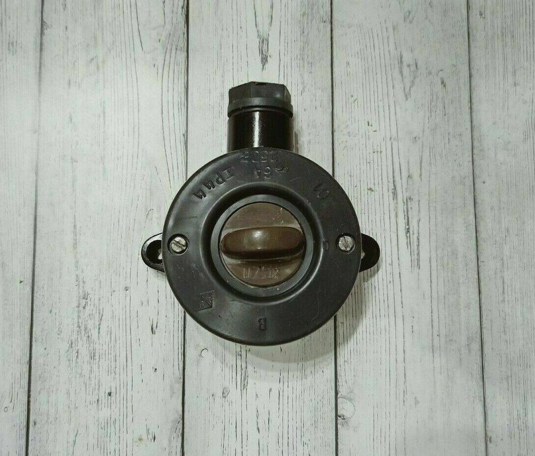 1970 NEW original vintage electrical rotary switch for lighting USSR Soviet LOFT - 灯具/灯饰 - 其他材质 黑色