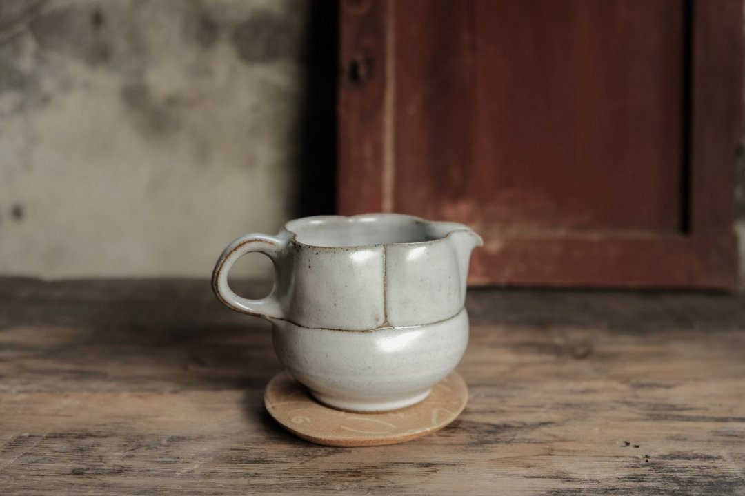 茶生活 l 洁白 造型小茶海 - 茶具/茶杯 - 陶 白色