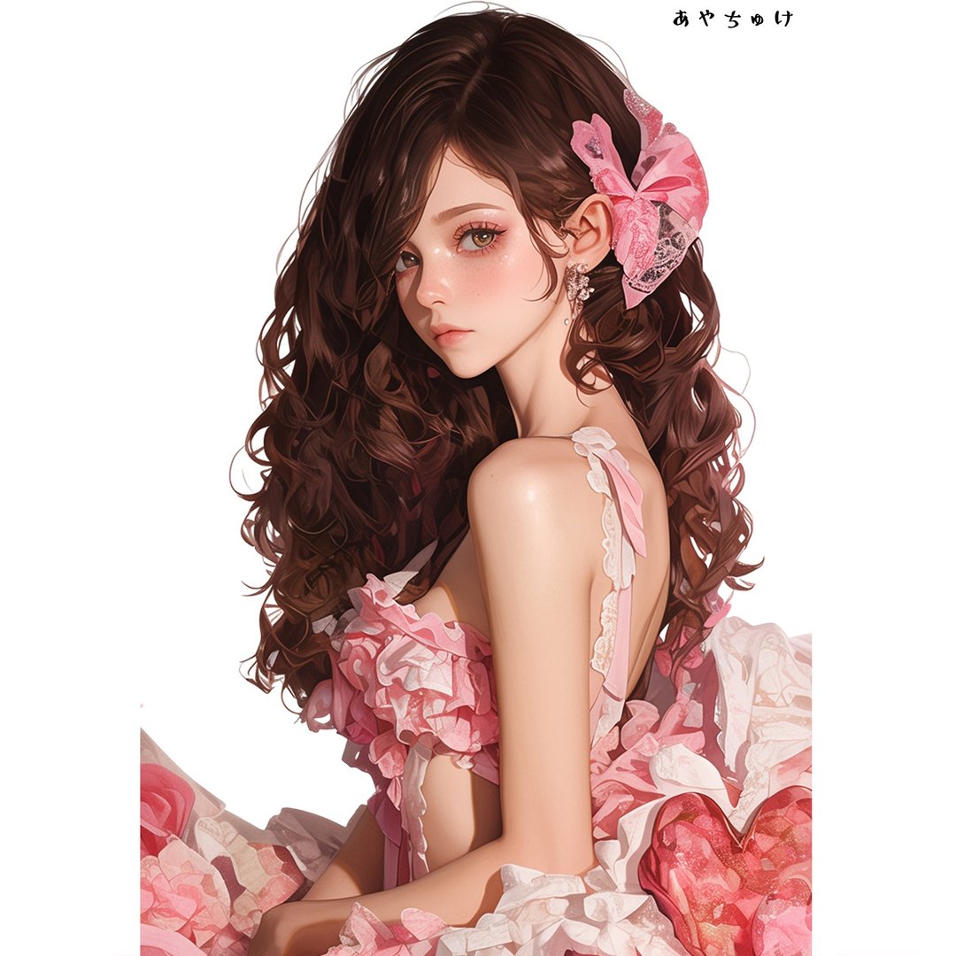 【12月新品6】07-111-0169 人物贴纸 性感情人节女孩 - 贴纸 - 纸 