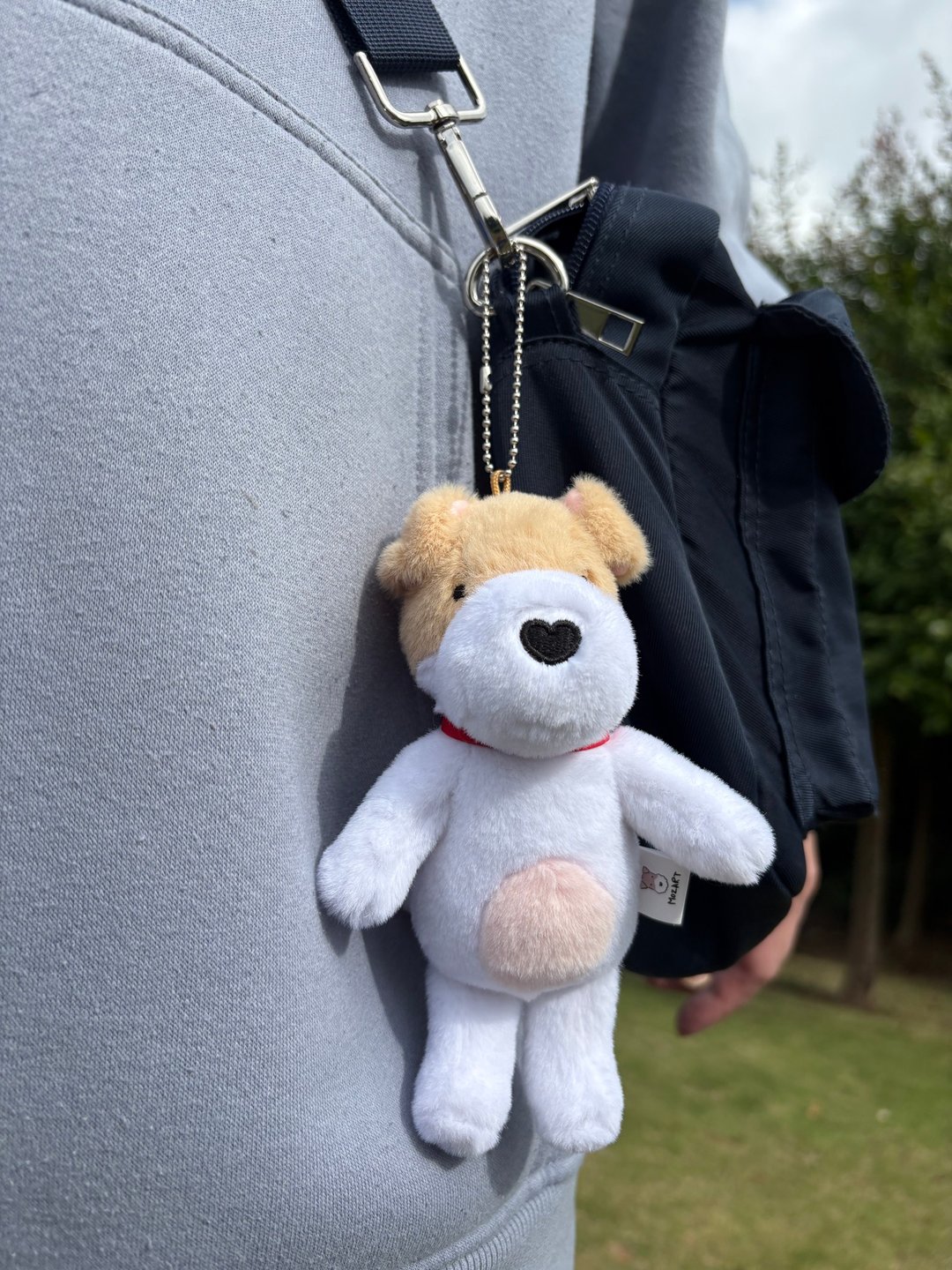 wirefoxterrier 刚毛猎狐梗Q版娃娃 - 贴纸 - 聚酯纤维 白色