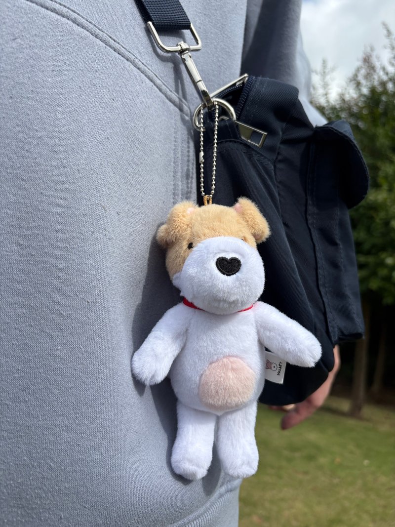 wirefoxterrier 刚毛猎狐梗Q版娃娃 - 贴纸 - 聚酯纤维 白色