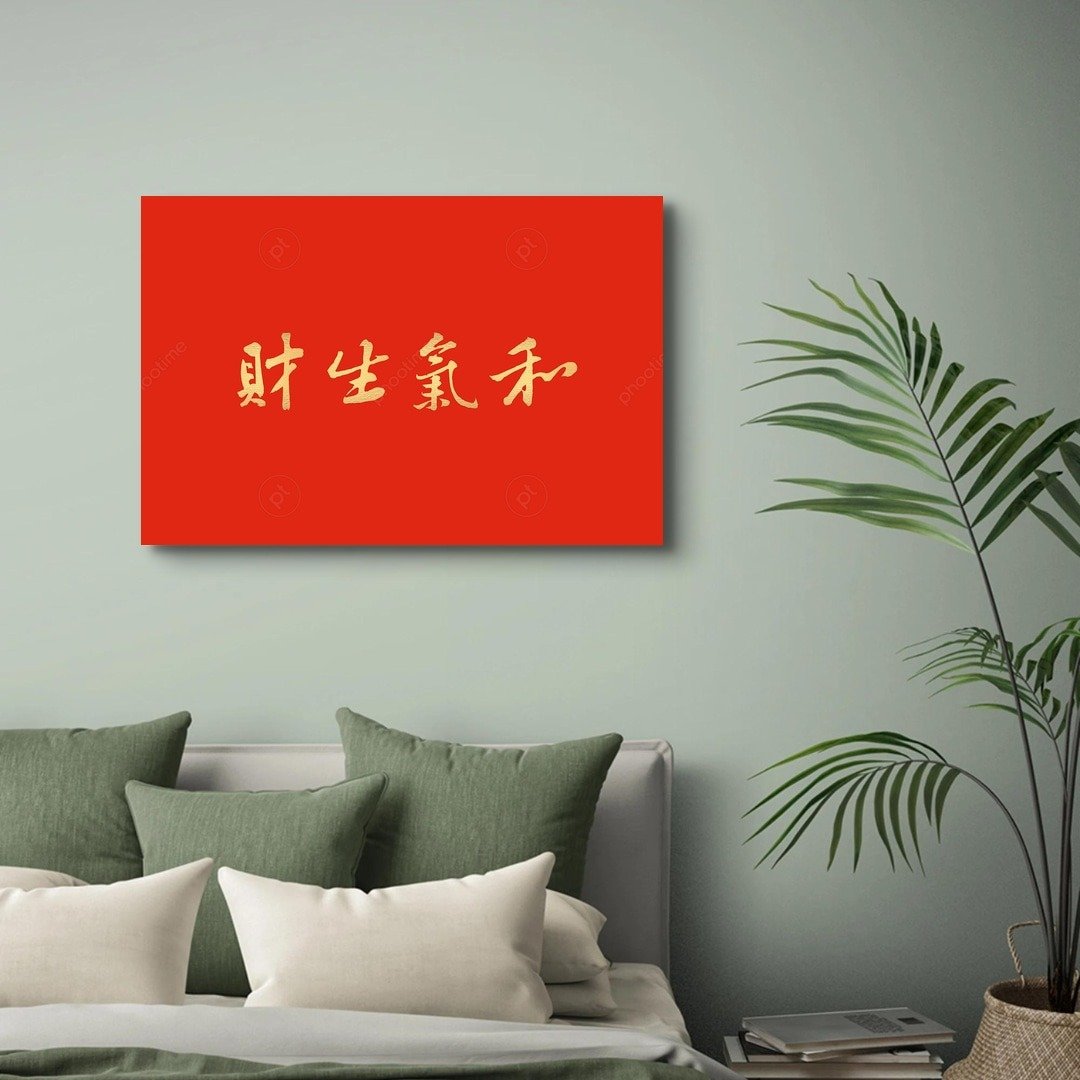宋 黄庭坚 和气生财 艺术微喷无框画 - 海报/装饰画/版画 - 聚酯纤维 