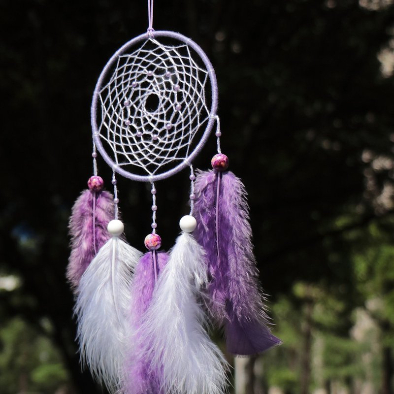 Purple丨情人送礼 浪漫梦幻捕梦网丨挂饰-薰衣草紫 - 摆饰 - 其他材质 紫色