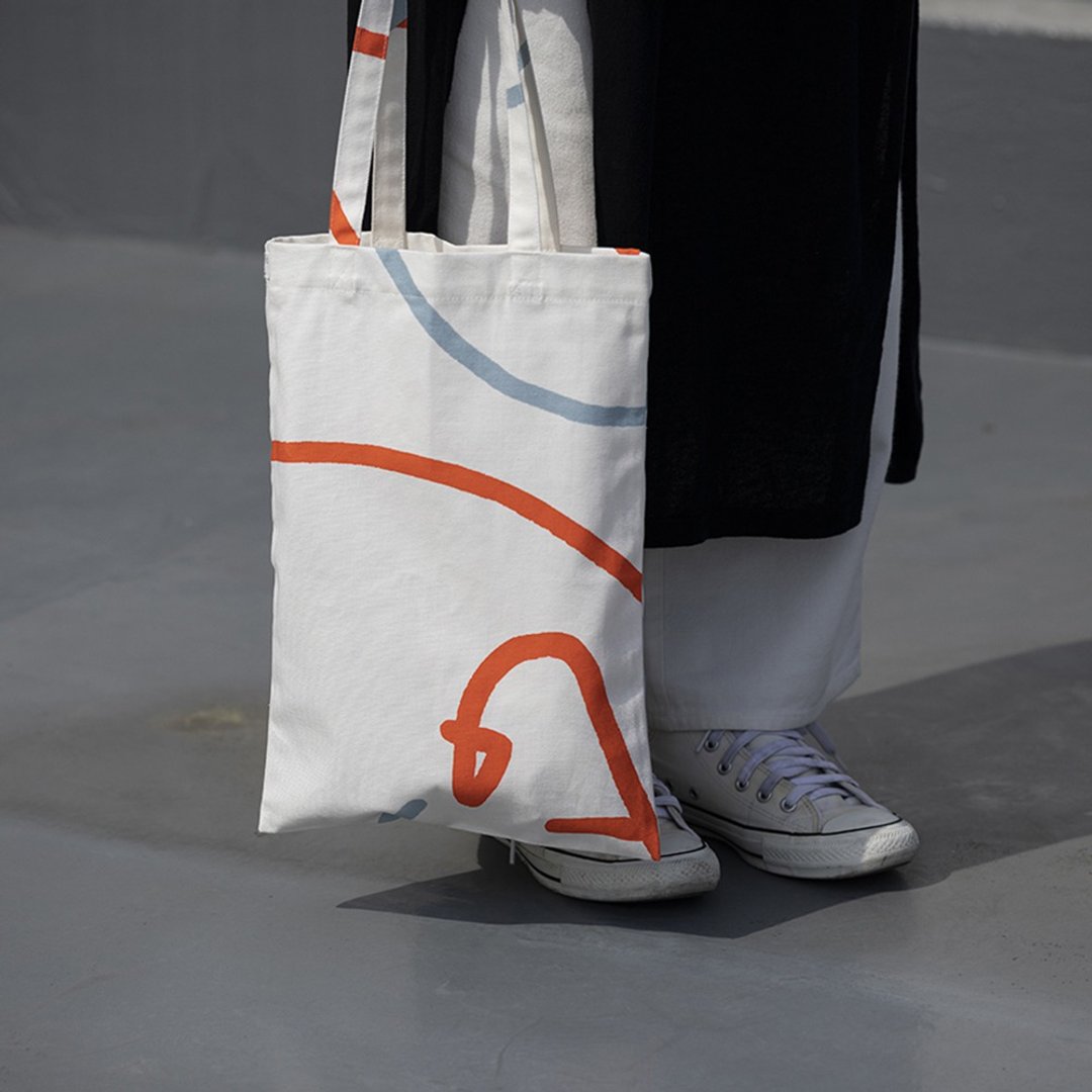 tote bag  S - 手提包/手提袋 - 棉．麻 白色